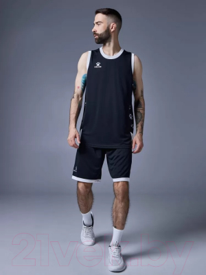 Баскетбольная форма Kelme Basketball Clothes / 8252LB1006-003 (5XL, черный)