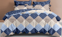 Комплект постельного белья LUXOR №2007126-5 А/В Евро-стандарт (поплин) - 