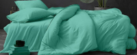 Комплект постельного белья LUXOR №14-5713 TPX 2.0 с европростыней (изумруд, поплин) - 