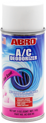 Очиститель системы кондиционирования Abro AC-050-BG (142мл, бабл гам)