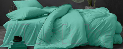 Комплект постельного белья LUXOR №14-5713 TPX евро-стандарт (изумруд, поплин)