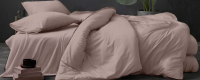 Комплект постельного белья LUXOR №16-1509 TPX 2.0 с европростыней (розовая пастель, поплин) - 
