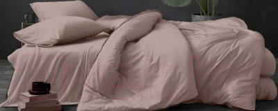 Комплект постельного белья LUXOR №16-1509 TPX Евро-стандарт (розовая пастель, поплин)
