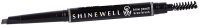 Карандаш для бровей Shinewell С щеточкой для придания формы ВР1-03 тон 3 - 