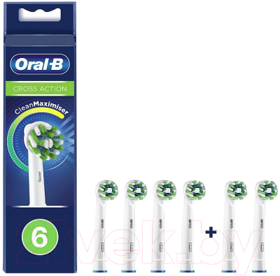 Набор насадок для зубной щетки Oral-B CrossAction CleanMaxim ЕВ50RB (6шт)