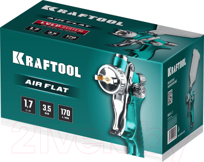 Пневматический краскопульт Kraftool AirKraft LVLP / 06524-1.7