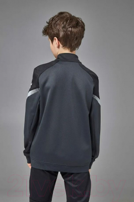Олимпийка спортивная детская Kelme Children's Knitted Jacket / 8061WT3002-201 (р.160, темно-серый)