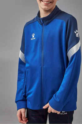 Олимпийка спортивная детская Kelme Children's Knitted Jacket / 8061WT3002-481 (р.110, синий)