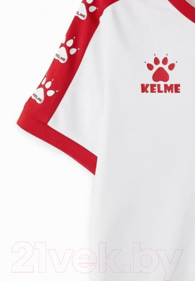 Футбольная форма Kelme S/S Football Set Kid / 3883033-107 (р.170, белый)