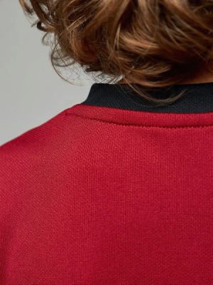 Футбольная форма Kelme Short-Sleeved Football Suit / 8251ZB3003-603 (р.150, красный/черный)
