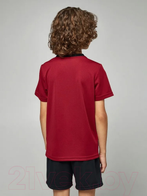 Футбольная форма Kelme Short-Sleeved Football Suit / 8251ZB3003-603 (р.160, красный/черный)