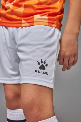 Шорты футбольные Kelme Football Shorts Kids / K15Z435-103 (р.120, белый)