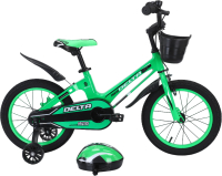 Детский велосипед DeltA Prestige 1602 (16, зеленый) - 