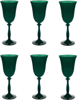 Набор бокалов Bohemia Angela 40600/D5126/185 (6шт, зеленый) - 
