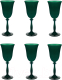 Набор бокалов Bohemia Angela 40600/D5126/350 (6шт, зеленый) - 