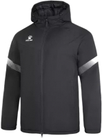 Куртка Kelme Hooded Short Padded Jacket / 8161MF1002-000 (3XL, черный) - 