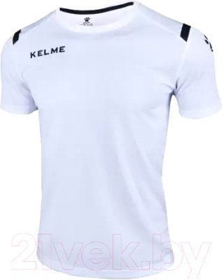 Футболка спортивная Kelme Men T-shirts / 3891544-100 (S, белый)