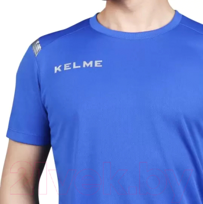 Футболка спортивная Kelme Men T-shirts / 3891544-400 (L, синий)