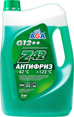 Антифриз AGA AGA049Z (5кг, зеленый)