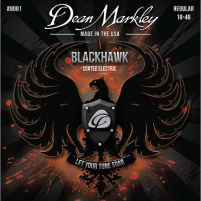 Струны для электрогитары Dean Markley DM8001 Blackhawk (10-46)