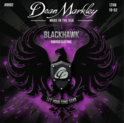 Струны для электрогитары Dean Markley DM8002 Blackhawk (10-52)