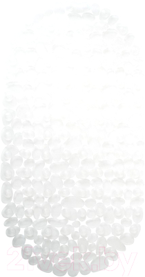 Коврик на присосках Вилина Морская галька 6805 (36x69, прозрачный)
