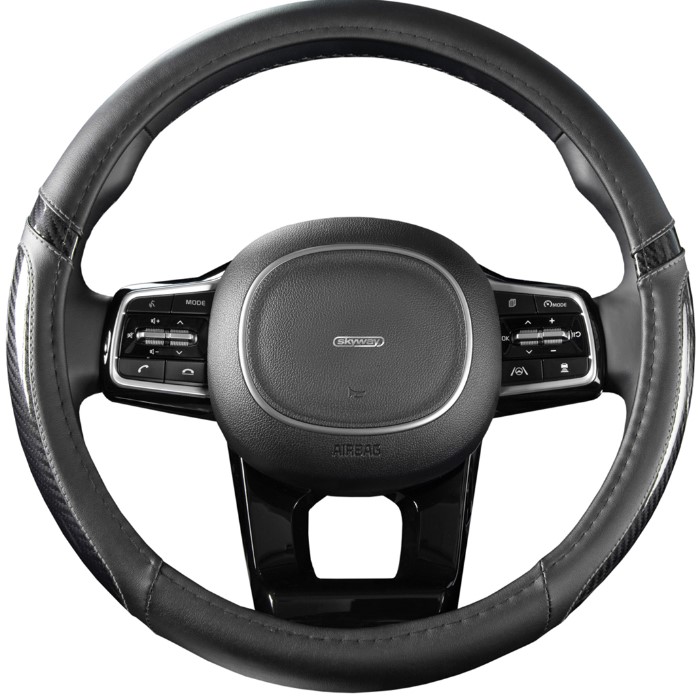 Оплетка на руль Skyway Carbon 1 M / S01102432 (черный)