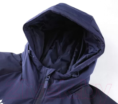 Куртка Kelme Hooded Short Padded Jacket / 8161MF1002-401 (XS, темно-синий)
