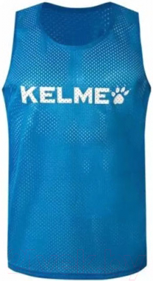 Манишка футбольная Kelme Adult Training Vest / 8051BX1002-409 (S, синий)