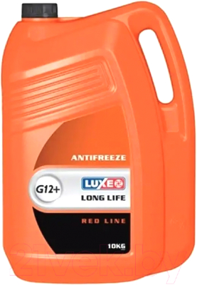 Антифриз LuxE Long Life G12+ / 699 (10кг, красный)