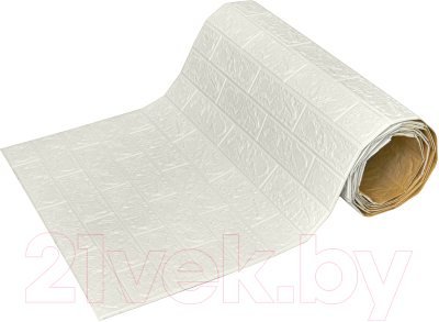 Комплект панелей ПВХ Lako Decor Классический кирпич 70x575(5мм) / LKD-01-04-101 CH (белый)