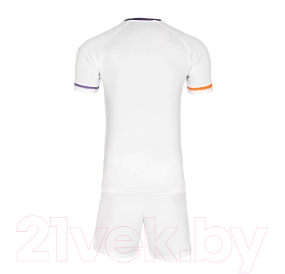 Футбольная форма Kelme Short-Sleeved Football Suit / 8151ZB1002-100 (L, белый)