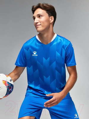 Футбольная форма Kelme Short-Sleeved Football Suit / 8251ZB1003-481 (2XL, синий)