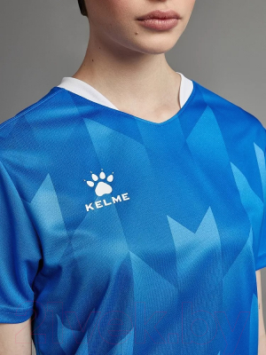 Футбольная форма Kelme Short-Sleeved Football Suit / 8251ZB1003-481 (2XL, синий)