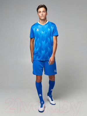 Футбольная форма Kelme Short-Sleeved Football Suit / 8251ZB1003-481 (3XL, синий)