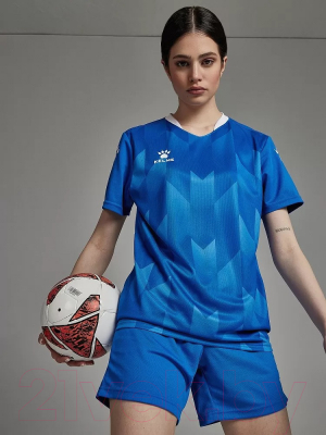 Футбольная форма Kelme Short-Sleeved Football Suit / 8251ZB1003-481 (XL, синий)