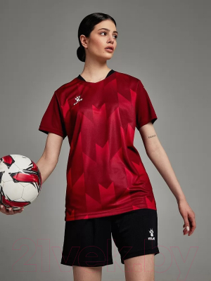 Футбольная форма Kelme Short-Sleeved Football Suit / 8251ZB1003-603 (3XL, красный/черный)