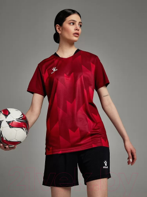 Футбольная форма Kelme Short-Sleeved Football Suit / 8251ZB1003-603 (XL, красный/черный)