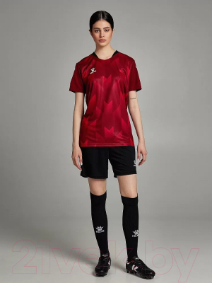Футбольная форма Kelme Short-Sleeved Football Suit / 8251ZB1003-603 (XS, красный/черный)
