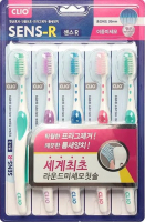 Набор зубных щеток Clio Sens Antibacterial (5шт) - 