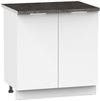 Шкаф-стол кухонный Интермебель Микс Топ ШСР 850-3-800 (белый премиум/сесамо) - 