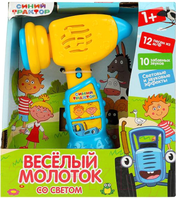 Развивающая игрушка Умка Веселый молоток Синий трактор / HT1115-R