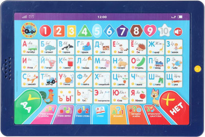

Развивающая игрушка, Обучающий планшетик Синий трактор / HT568-R3