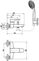 Смеситель Slezak RAV Yukon YU154.5-1 - 