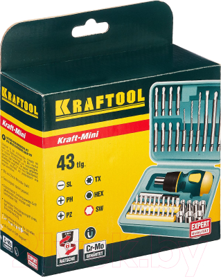 Набор отверток Kraftool Kompakt-43 / 25556-H43