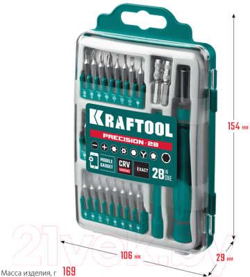 Отвертка Kraftool Precision-28 / 25677
