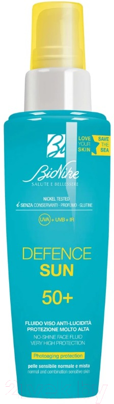 Спрей солнцезащитный BioNike Defence Sun 50+ No-Shine Face Fluid