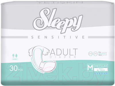 Подгузники для взрослых Sleepy Adult Diaper Medium (30шт)