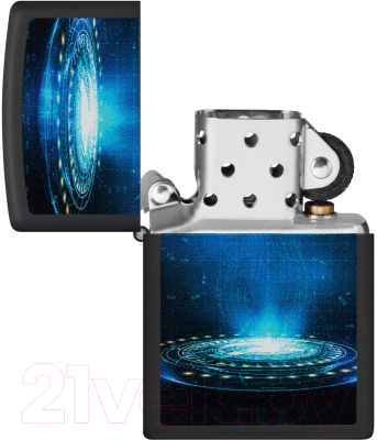 Зажигалка Zippo UFO Flame / 48514 (черный)