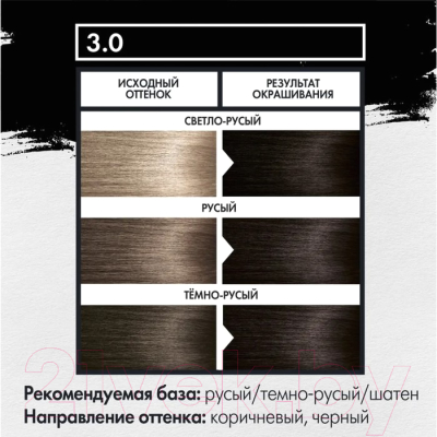 Крем-краска для волос Concept Fusion 3.0 (100мл, темная луна)